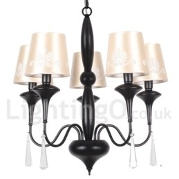 Candelabru în stil lumânare cu 5 lumini în stil mediteranean