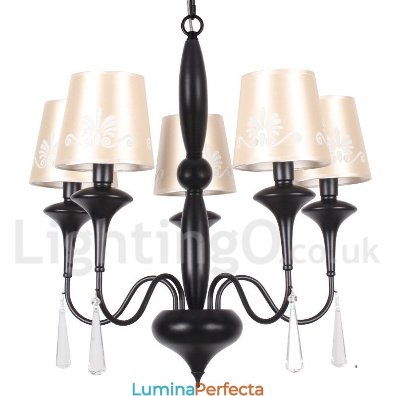 Candelabru în stil lumânare cu 5 lumini în stil mediteranean