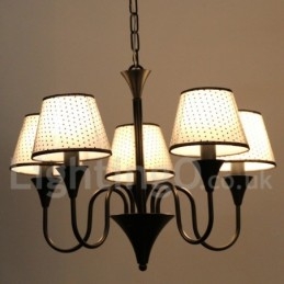 Candelabru cu 5 lumini, rustic, modern, retro, negru, stil lumânare