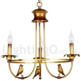 Candelabru în stil retro lumânare cu 3 lumini