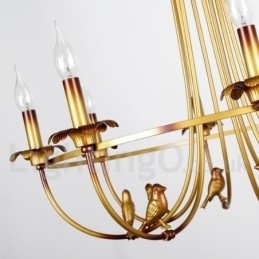 Candelabru în stil retro lumânare cu 3 lumini