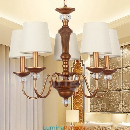 Candelabru în stil lumânare retro, negru, rustic, cu 5 lumini Candelabru în stil lumânare retro, negru, rustic, cu 5 lumini