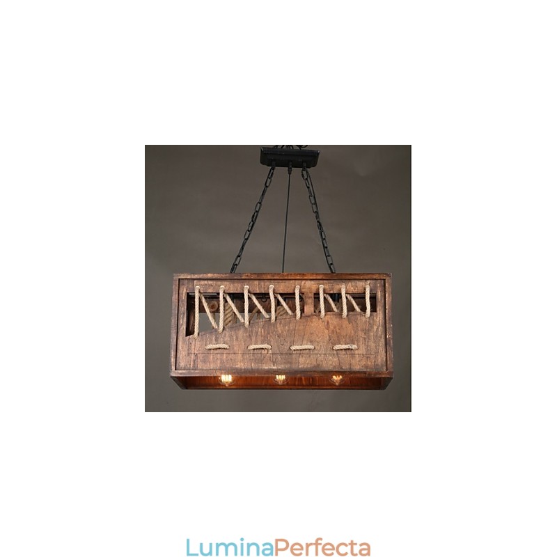 Candelabru minimalist din lemn