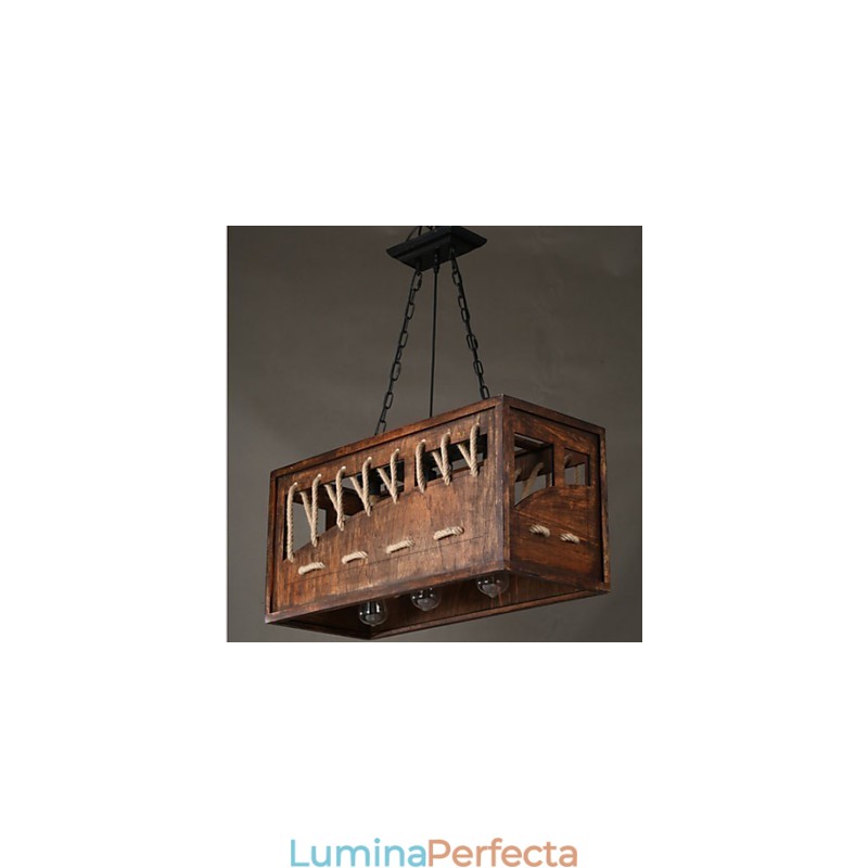 Candelabru minimalist din lemn