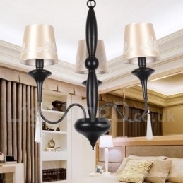 Candelabru în stil lumânare cu 3 lumini în stil mediteranean