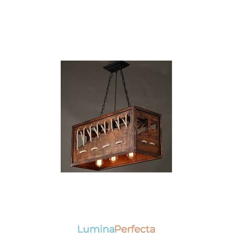 Candelabru minimalist din lemn