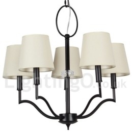 Candelabru în stil lumânare modern și contemporan cu 5 lumini