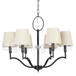 Candelabru în stil lumânare modern și contemporan cu 6 lumini