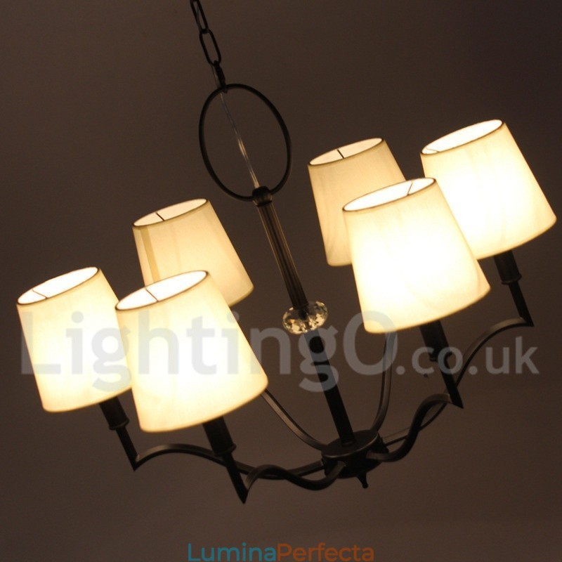 Candelabru în stil lumânare modern și contemporan cu 6 lumini