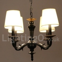 Candelabru în stil retro lumânare cu 4 lumini