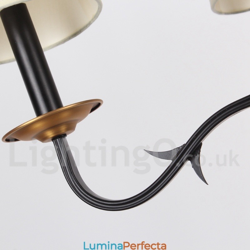 Candelabru în stil retro lumânare cu 4 lumini