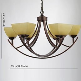 Candelabru 6 Lumini Tradițional Clasic Vintage Metal