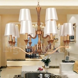 Candelabru în stil lumânare în stil mediteranean cu 12 lumini