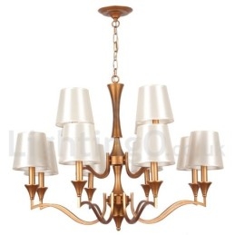 Candelabru în stil lumânare în stil mediteranean cu 12 lumini