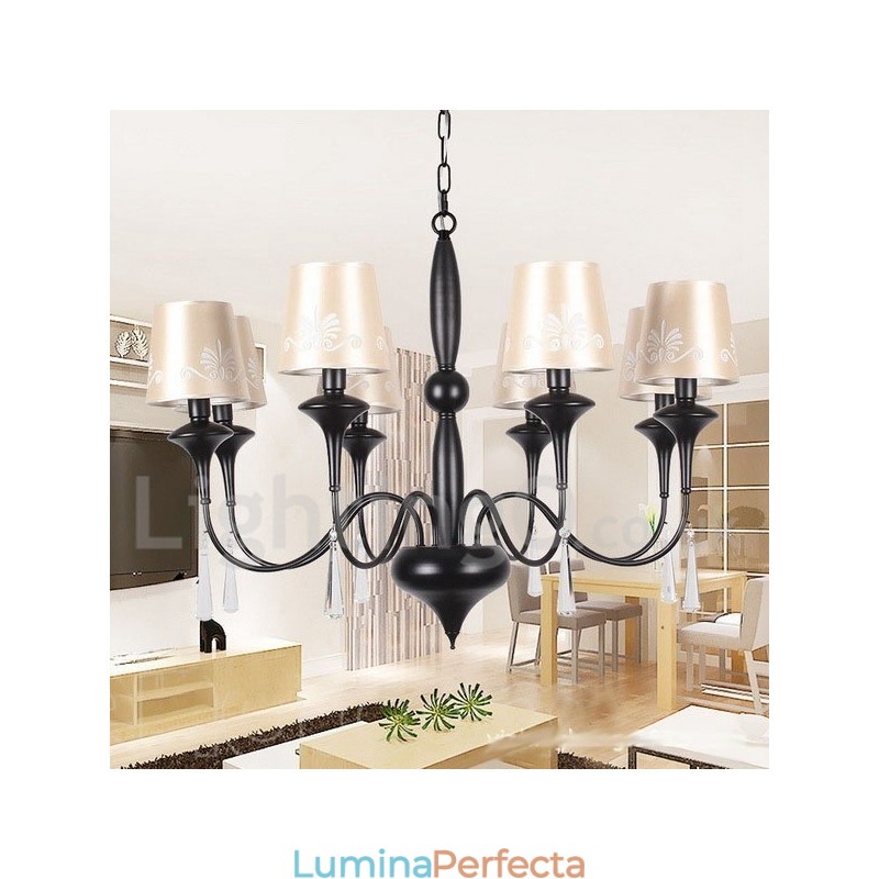 Candelabru în stil lumânare cu 8 lumini