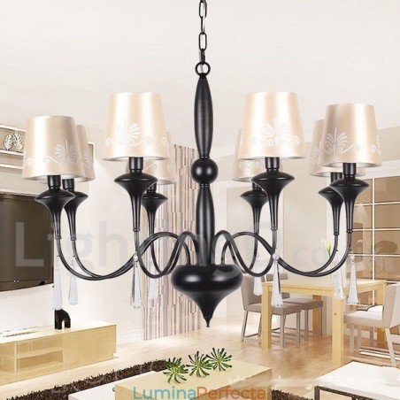 Candelabru în stil lumânare cu 8 lumini Candelabru în stil lumânare cu 8 lumini
