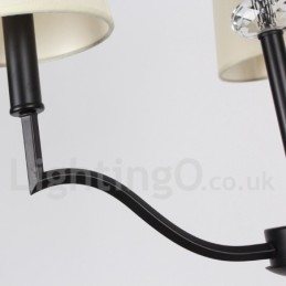 Candelabru în stil lumânare modern și contemporan cu 3 lumini
