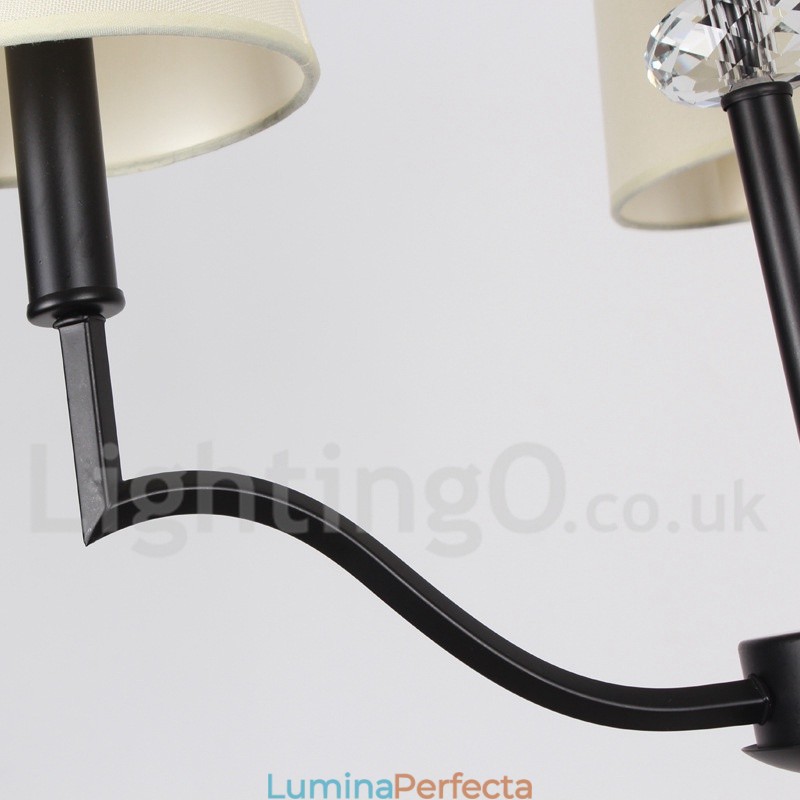 Candelabru în stil lumânare modern și contemporan cu 3 lumini