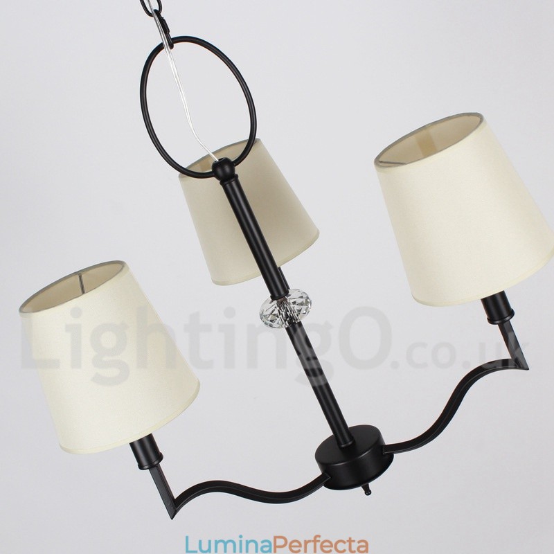 Candelabru în stil lumânare modern și contemporan cu 3 lumini