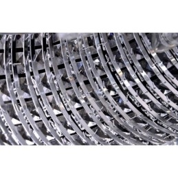 Lumină suspendată de tavan modernă din cristal K9 Candelabru de interior Lampă de iluminat tambur Corpuri