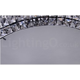 Lumină suspendată de tavan modernă din cristal K9 Candelabru de interior Lampă de iluminat tambur Corpuri