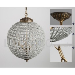 Globe Modern K9 Crystal Plafon suspendat Candelabru de interior Iluminat tambur Lămpi Corpuri