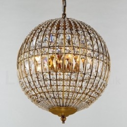 Globe Modern K9 Crystal Plafon suspendat Candelabru de interior Corpuri de iluminat Lămpi