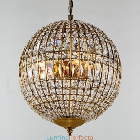 Globe Modern K9 Crystal Plafon suspendat Candelabru de interior Corpuri de iluminat Lămpi