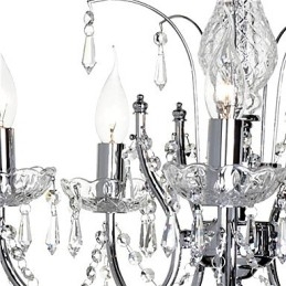 Candelabru elegant din cristal cu 5 lumini