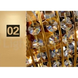 Globe Modern K9 Crystal Plafon suspendat Candelabru de interior Corpuri de iluminat Lămpi