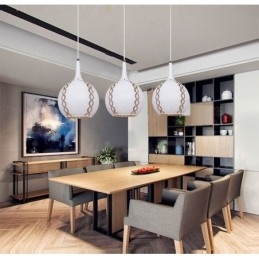 Lampă suspendată din sticlă Lounge modernă și contemporană