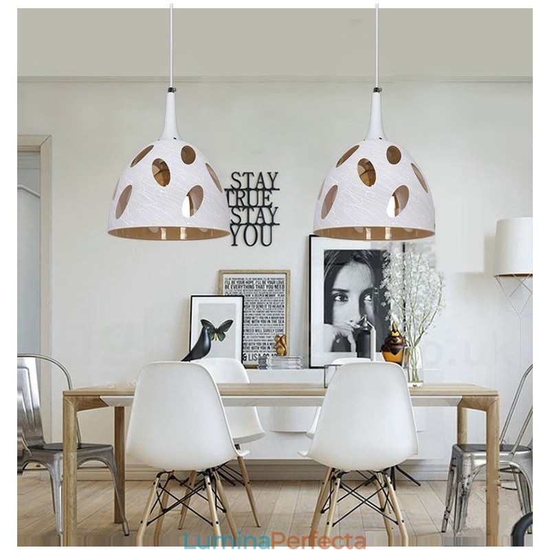 Lampă suspendată din sticlă Lounge modernă și contemporană