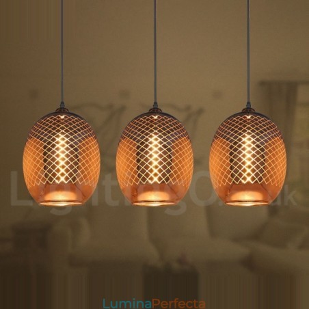 Lampă suspendată din sticlă rustică Lampă suspendată pentru cafenea europeană Lampă suspendată din sticlă rustică Lampă suspendată pentru cafenea europeană