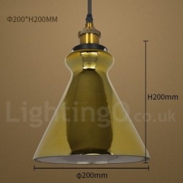 Lampă suspendată din sticlă europeană