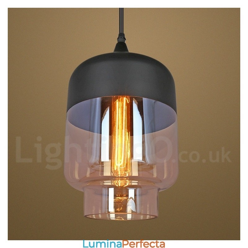 Lampă suspendată din sticlă rustică European Lounge