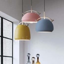 Lampă suspendată cafenea modernă contemporană în stil nordic cu 1 lumină