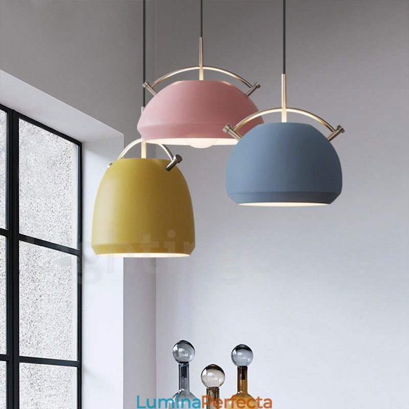 Lampă suspendată cafenea modernă contemporană în stil nordic cu 1 lumină