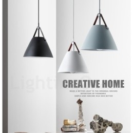 Lampă suspendată în stil nordic cu 1 lumină