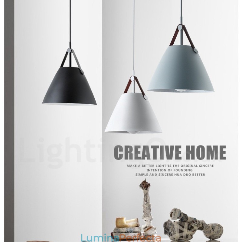 Lampă suspendată în stil nordic cu 1 lumină