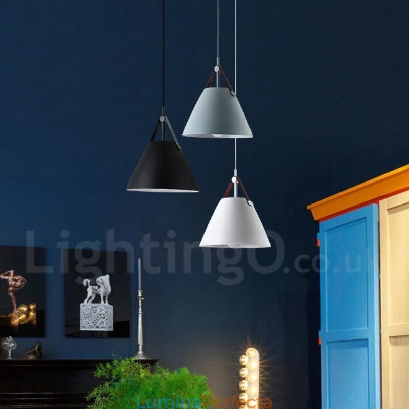 Lampă suspendată în stil nordic cu 1 lumină