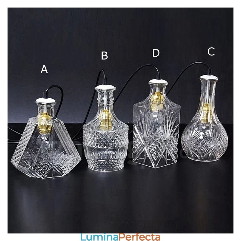 1 Lumină Rustic Lodge Glass Cafe Pandantiv