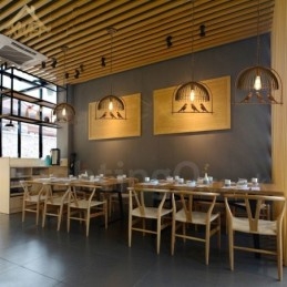 Lampă suspendată cu 1 lumină Rustic Lodge Retro Birdcage cu abajur din oțel