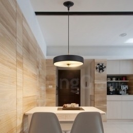 Lampă suspendată modernă, de lux, cu 1 lumină, cu abajur din sticlă