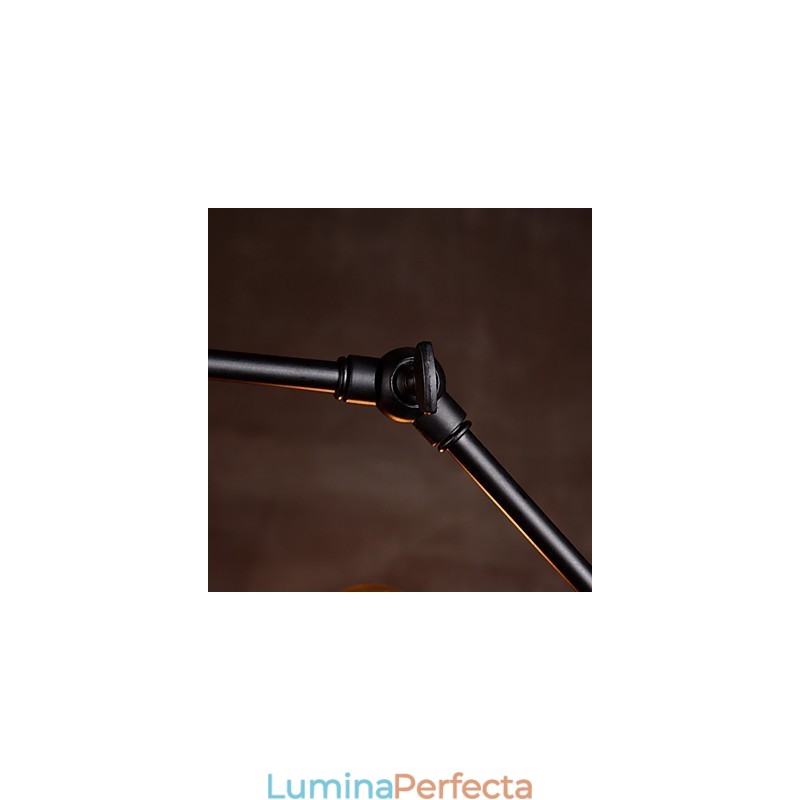 Candelabru creativ cu 8 lumini din nichel periat
