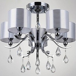 Candelabru de cristal K9 modern cu 6 lumini
