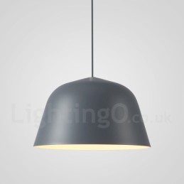Lampă suspendată modernă, contemporană, din oțel, cu abajur din aliaj de aluminiu