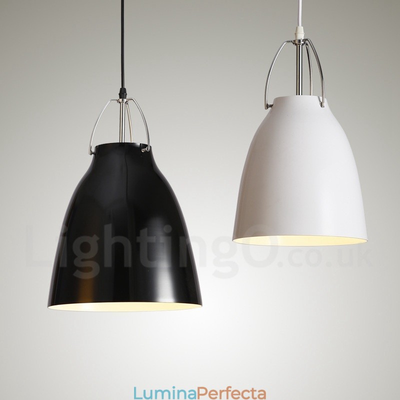 Lampă suspendată modernă, contemporană, din aliaj de aluminiu, cu abajur din aliaj de aluminiu