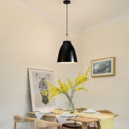 Lampă suspendată modernă, contemporană, din aliaj de aluminiu, cu abajur din aliaj de aluminiu