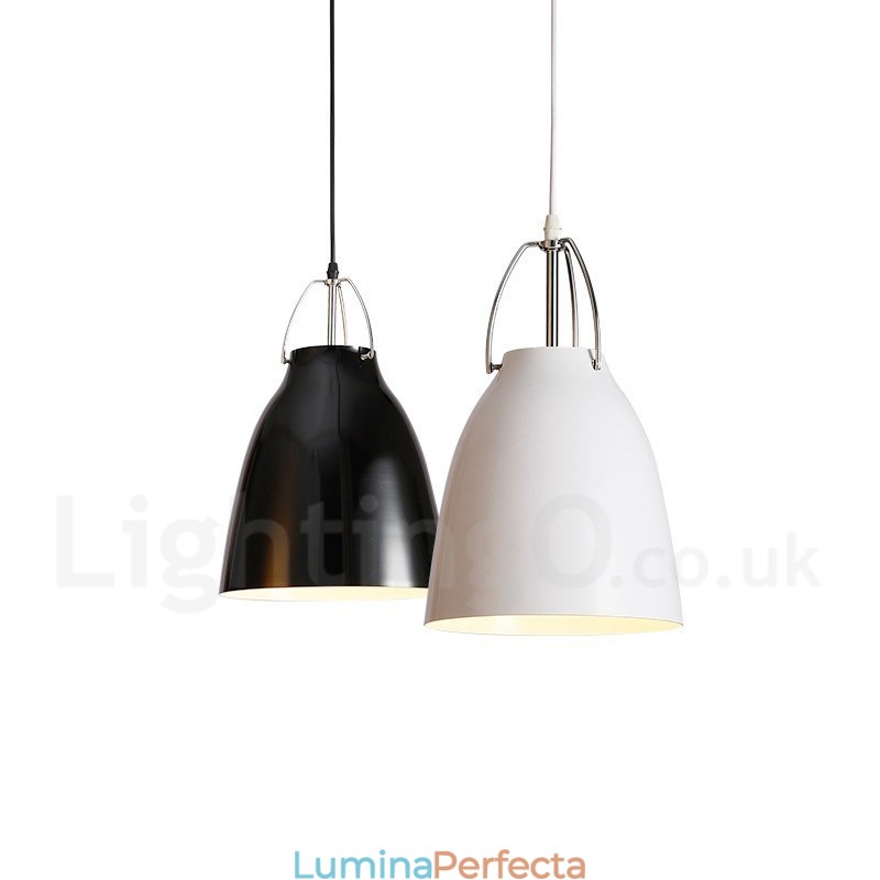 Lampă suspendată modernă, contemporană, din aliaj de aluminiu, cu abajur din aliaj de aluminiu
