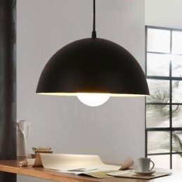 Lampă suspendată modernă, contemporană, din oțel, cu abajur din aliaj de aluminiu